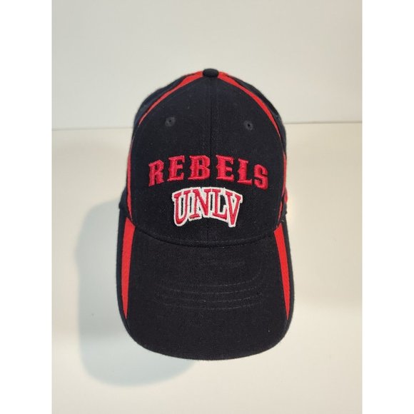 Nike Team University Of Nevada Las Vegas UNLV Rebels Fitted OSFM Embroidered Hat - Picture 1 of 7